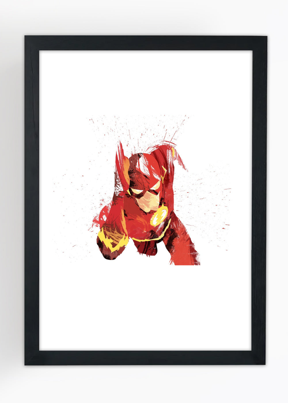 Quadro The Flash corrida - Com vidro