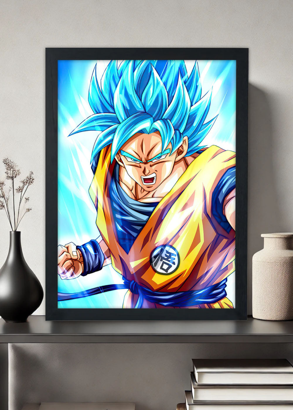 Quadro Dragon Ball Super Sayadin - Com vidro