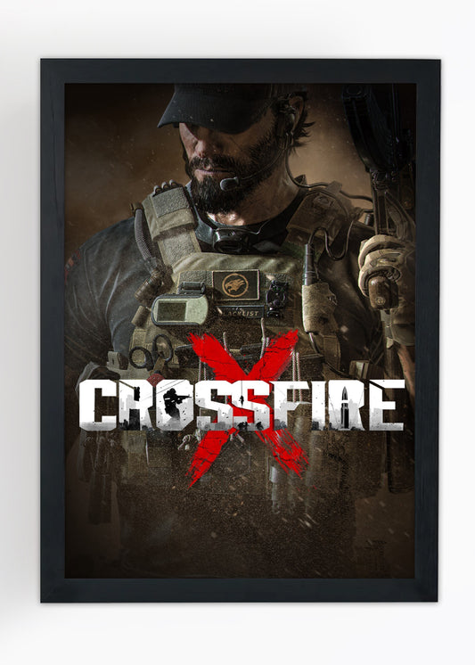 Quadro Decorativo Crossfire - Com vidro