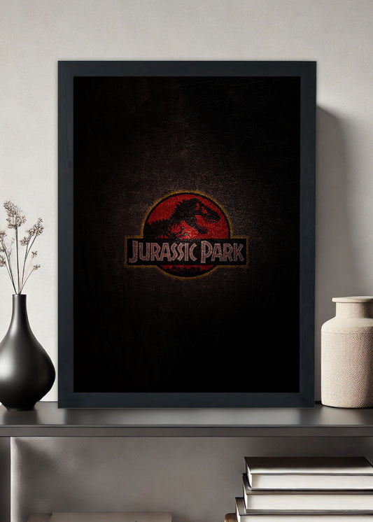 Quadro Jurassic World - Com vidro