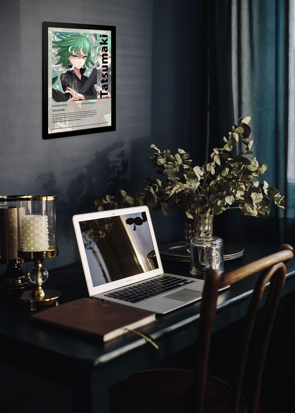 Quadro Decorativo Tatsumaki - One-Punch Man - Com vidro