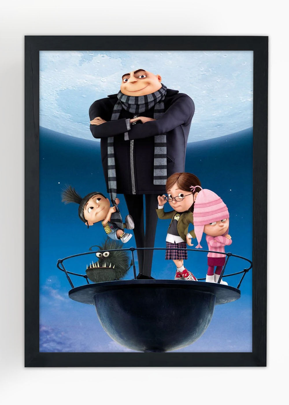 Quadro Decorativo A familia de Gru - Com vidro