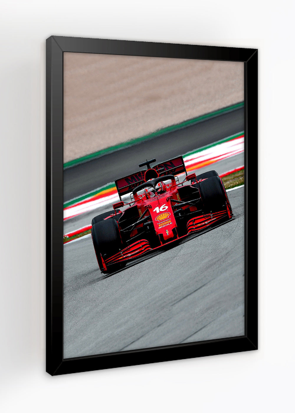 Quadro Carro Ferrari F1 - Com vidro