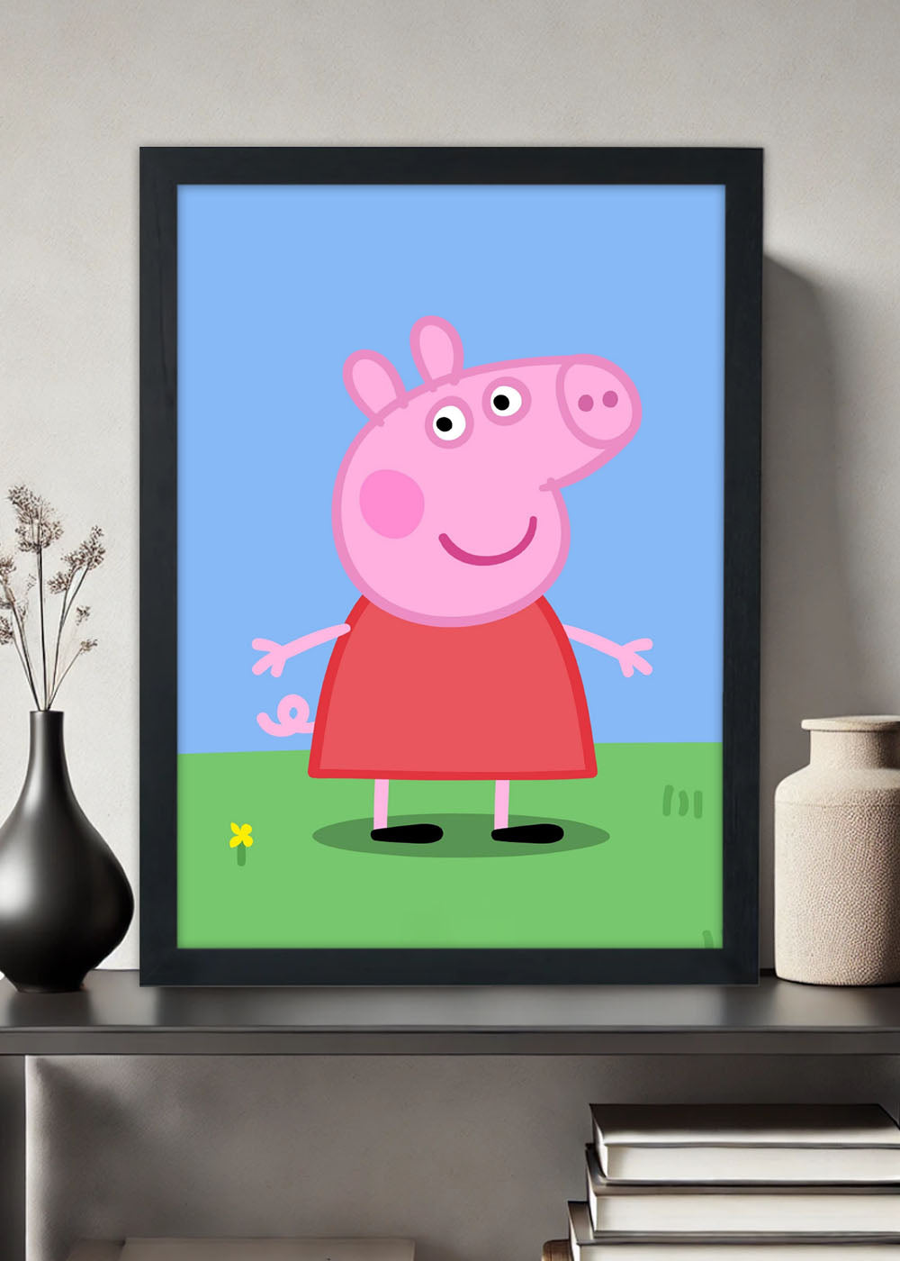 Quadro Decorativo Peppa - Com vidro