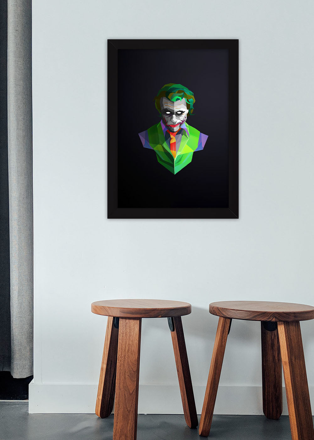 Quadro Decorativo Coringa - DC - Com vidro