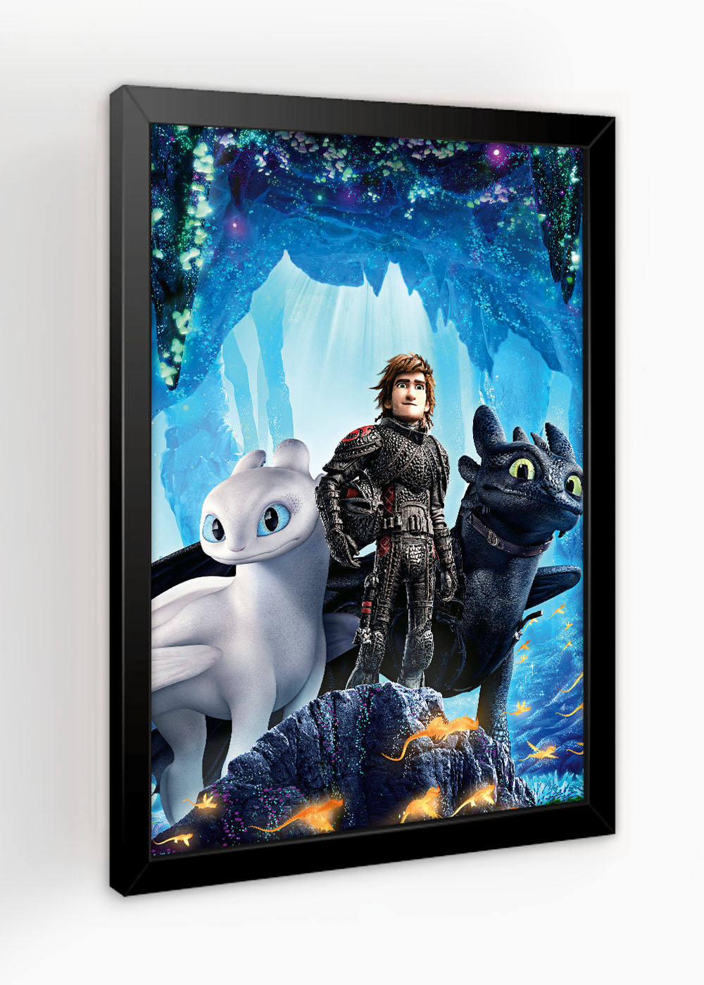 Quadro Decorativo Furia da Noite e Furia do Dia - Com vidro