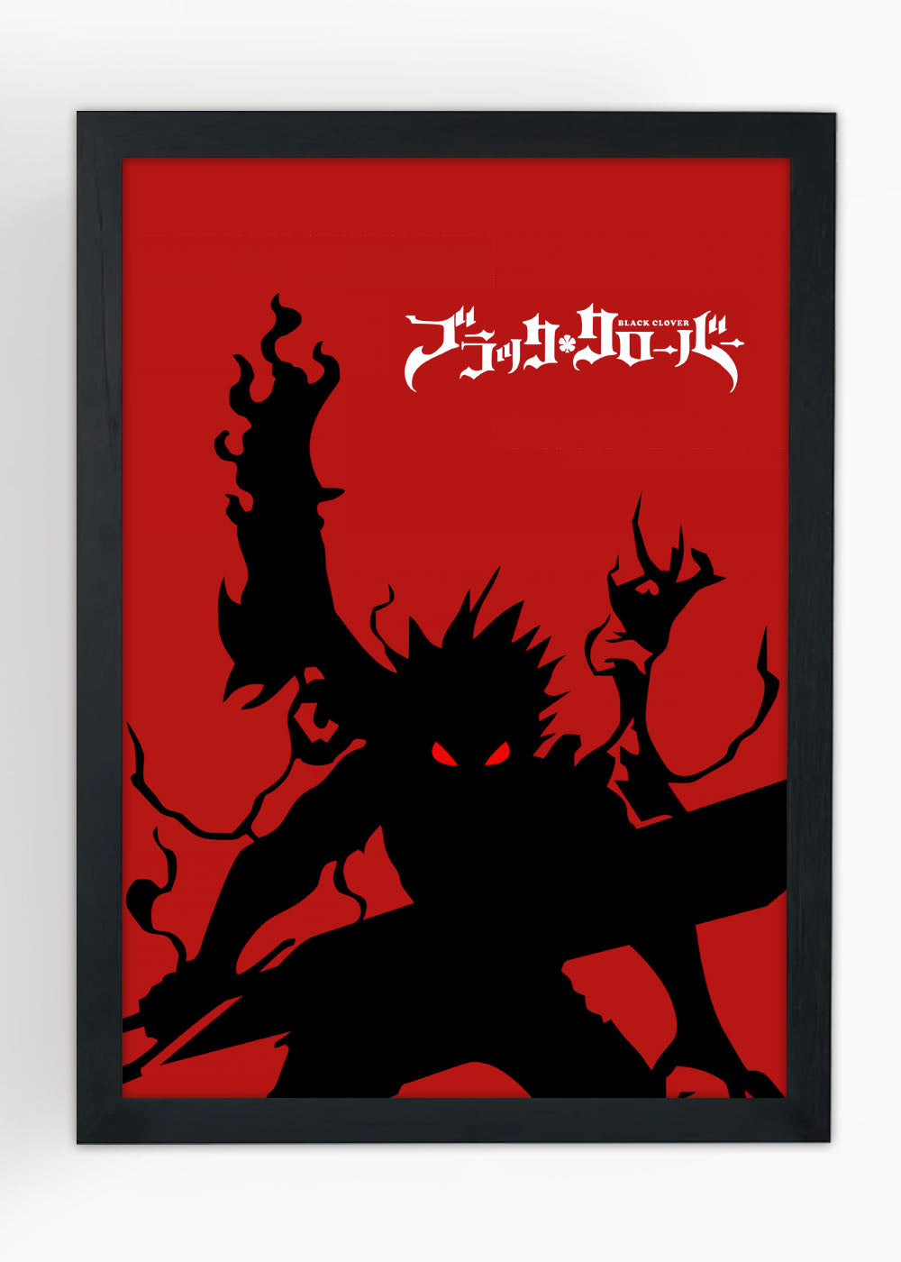 Quadro Black Clover - Com vidro