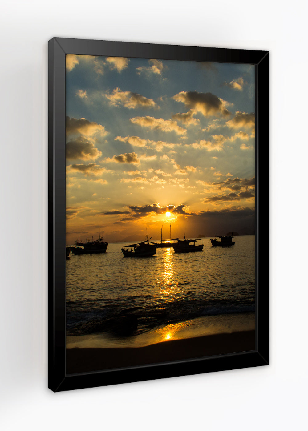 Quadro Paisagens por do sol - Com vidro