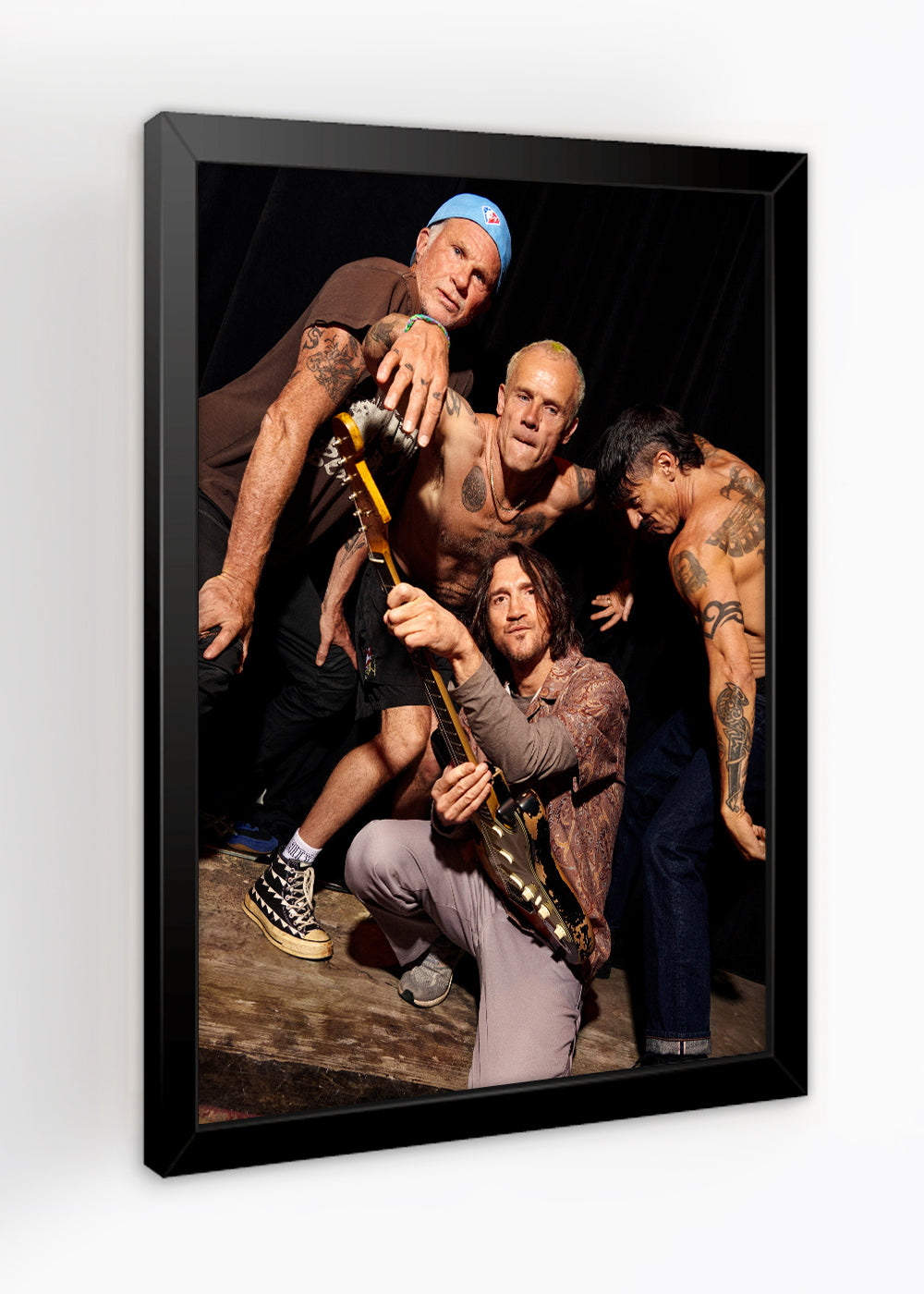 Quadro Red hot Chilli Pepers - Com vidro