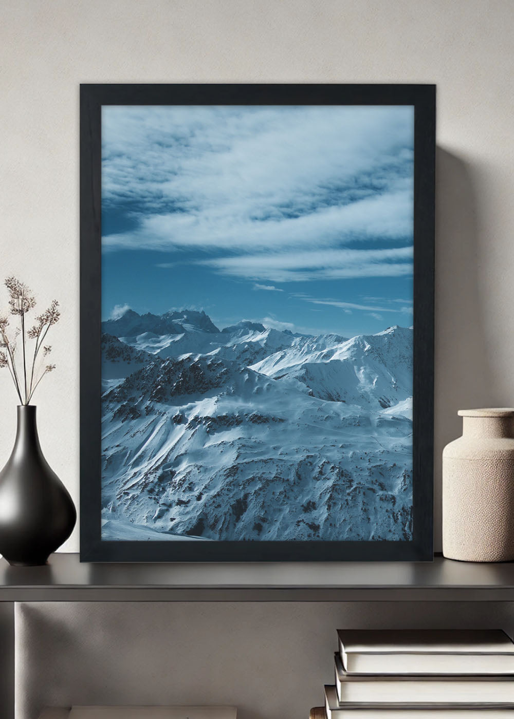 Quadro Decorativo O Horizonte - Com vidro