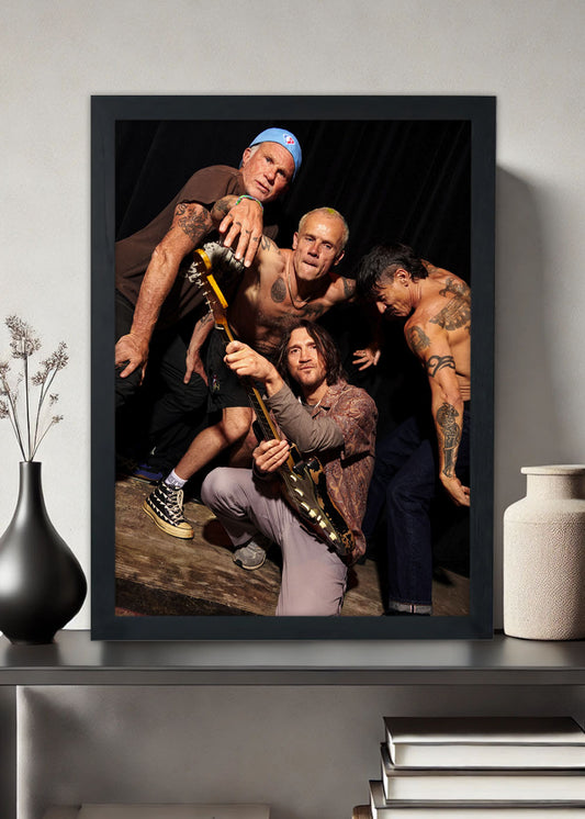 Quadro Red hot Chilli Pepers - Com vidro