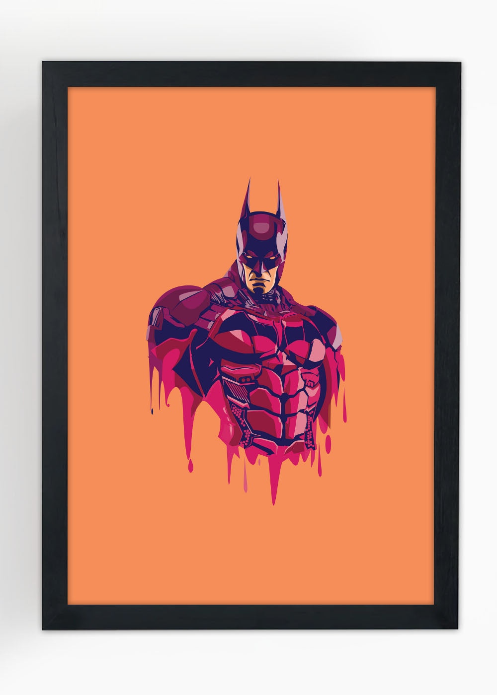 Quadro Decorativo Batman - DC - Com vidro