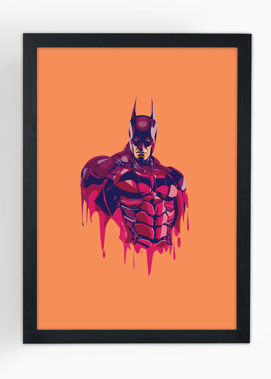 Quadro Decorativo Batman - DC - Com vidro
