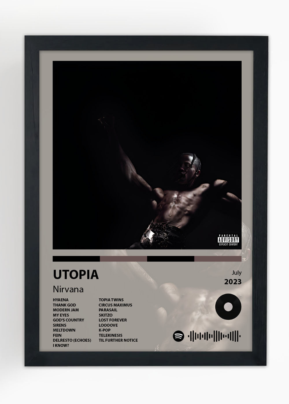 Quadro Decorativo UTOPIA - Travis Scott