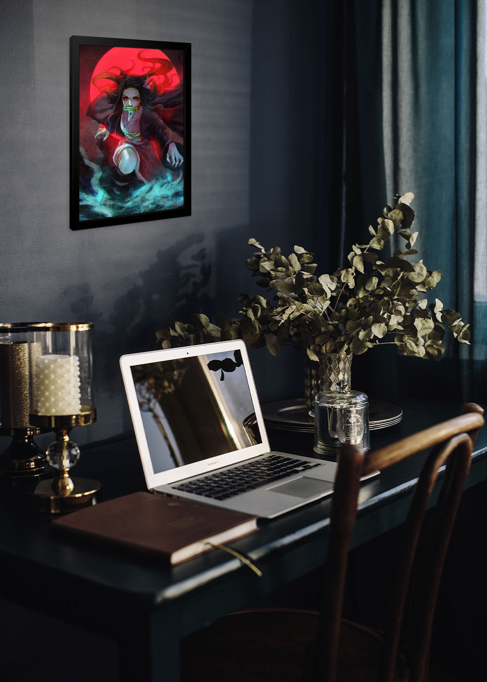 Quadro Decorativo Demon Slayer - Nezuko - Com vidro