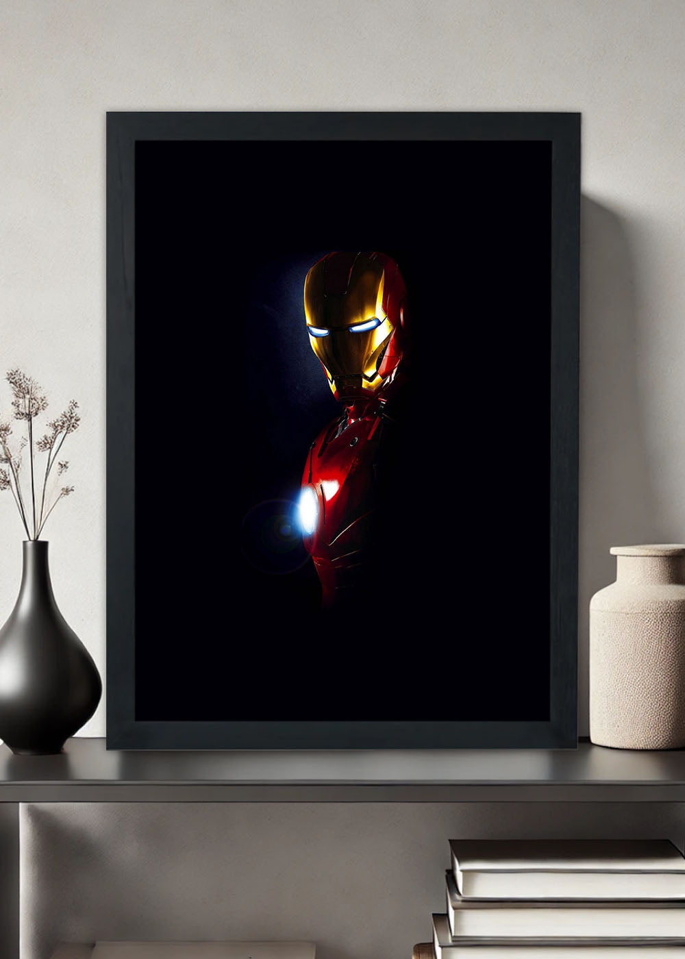 Quadro Homem de Ferro - Com vidro