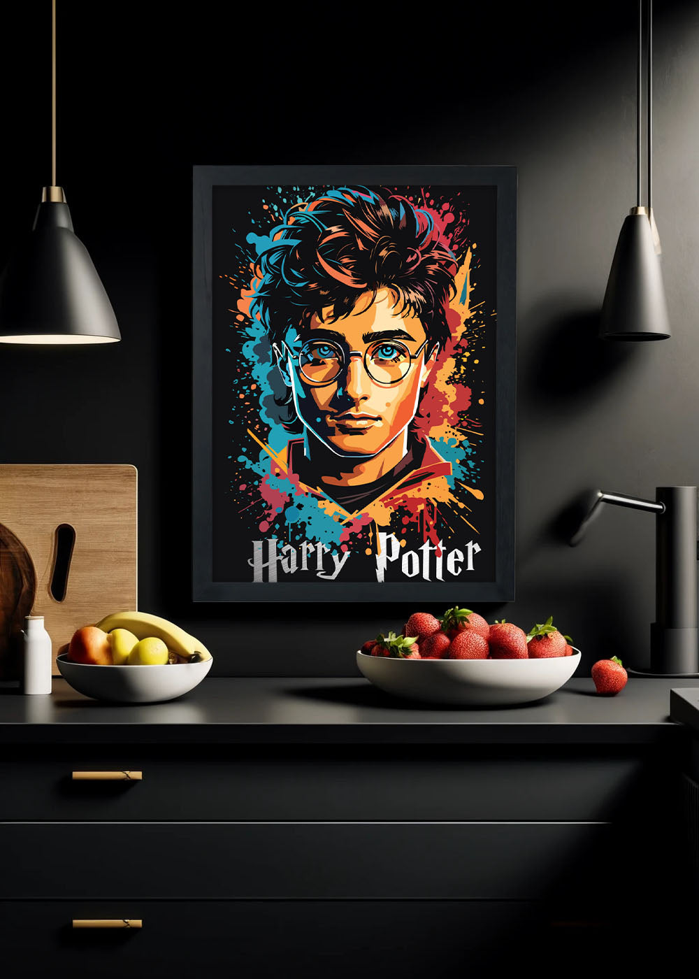 Quadro Decorativo Harry Potter - Com vidro