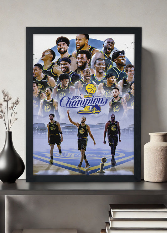 Quadro Golden State Warriors - Com vidro