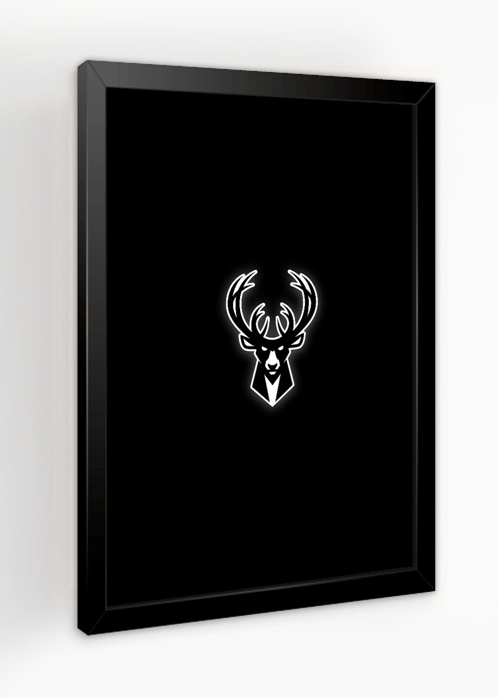 Quadro Decorativo Milwaukee Bucks - Com vidro
