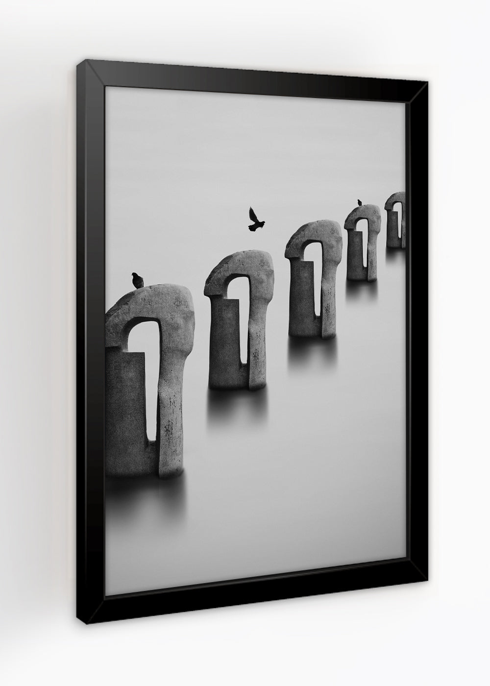 Quadro A Pintura Abstrata - Com vidro