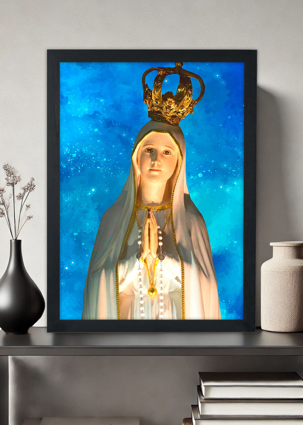 Quadro Católica - Com vidro