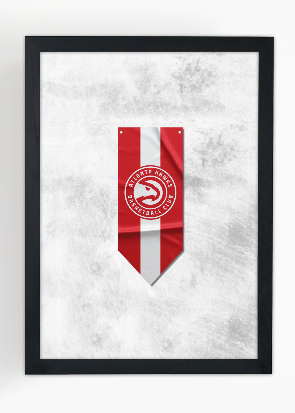 Quadro Decorativo Atlanta Hawks - Com vidro