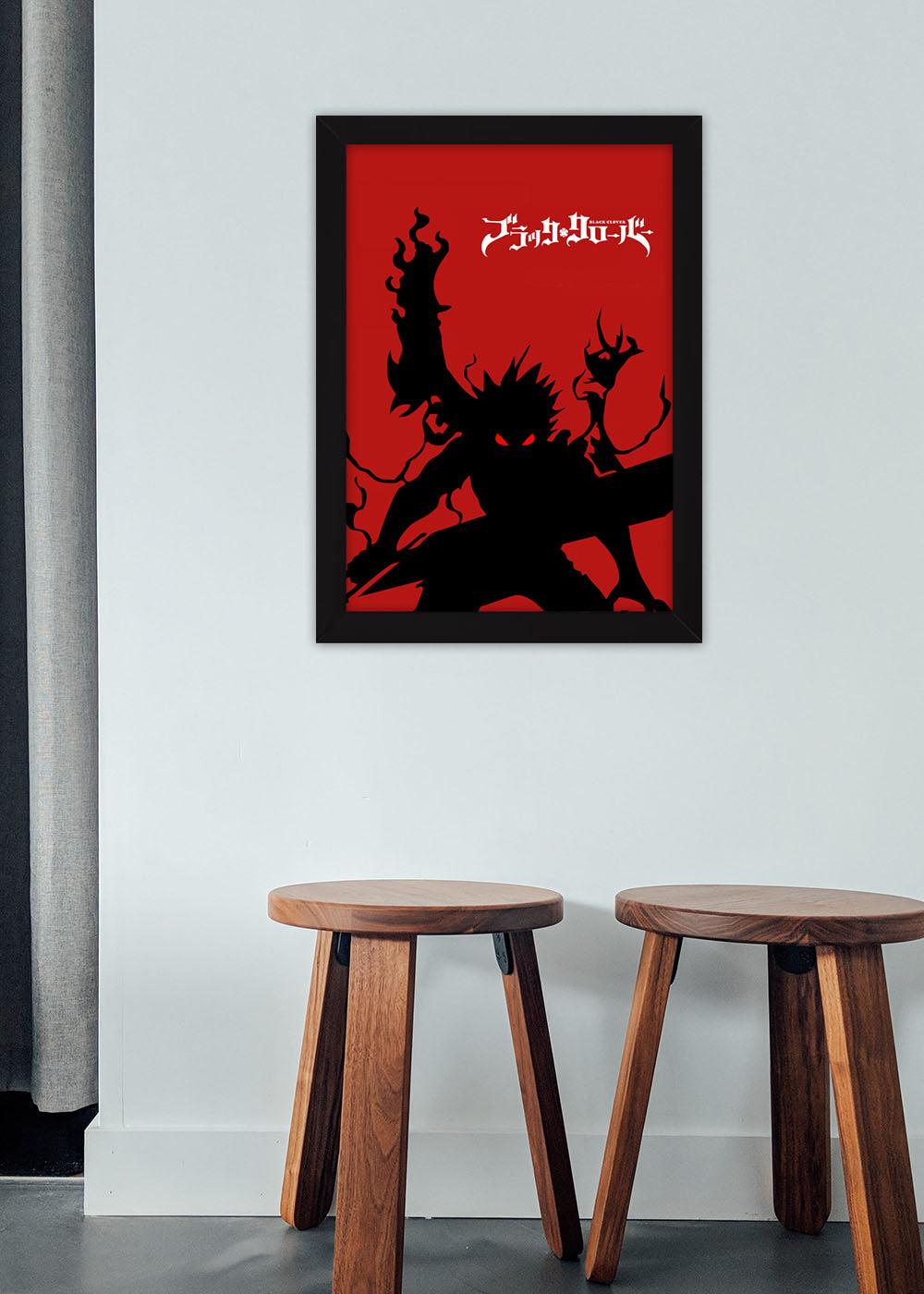 Quadro Black Clover - Com vidro