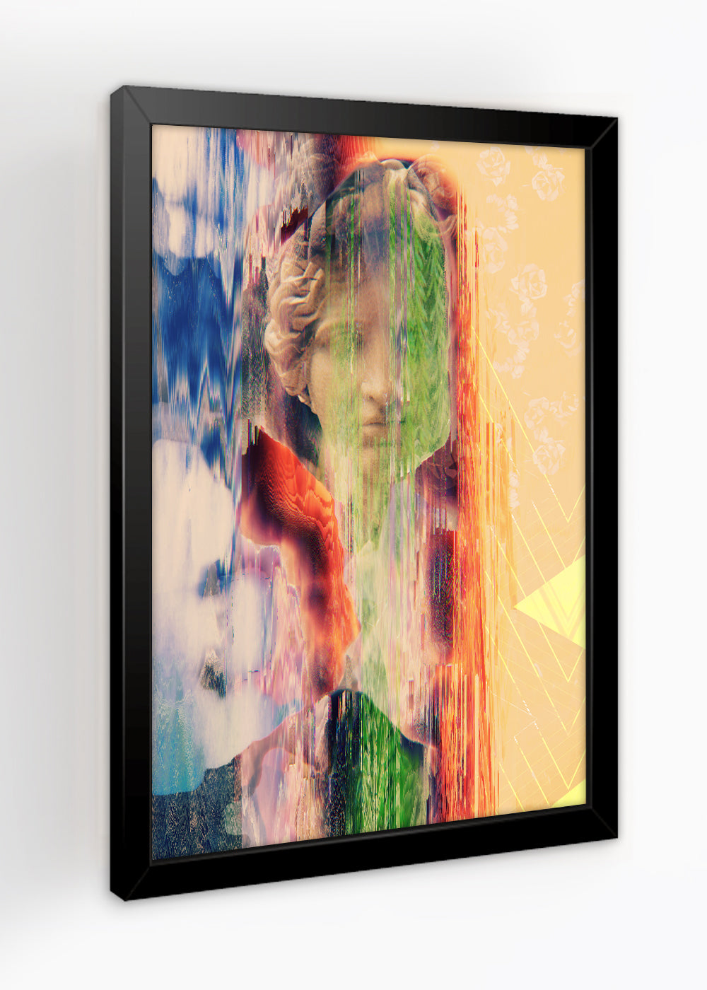 Quadro Decorativo Arte gráfica Abstrato - Com vidro