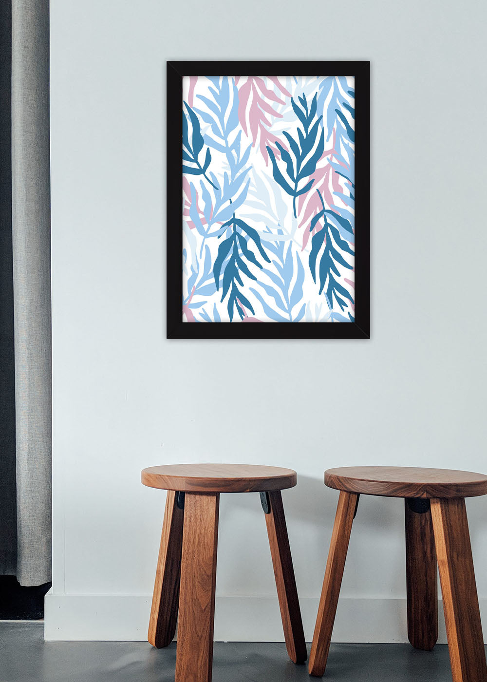 Quadro Decorativo abstrato - Com vidro