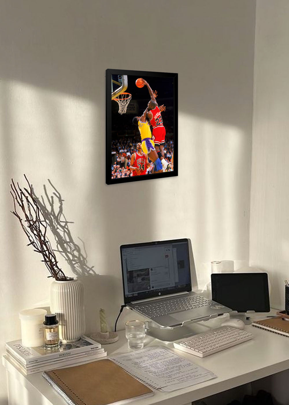 Quadro Michael Jordan Chicago Bulls - Com vidro