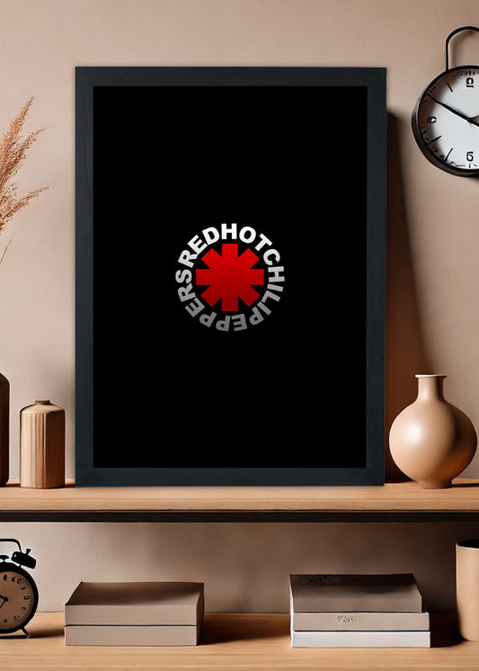 Quadro Red hot Chilli Peppers - Com vidro