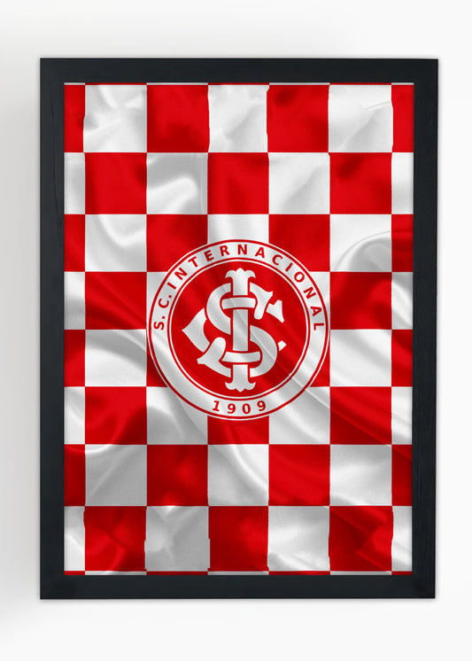 Quadro Sport Club Internacional - Com vidro