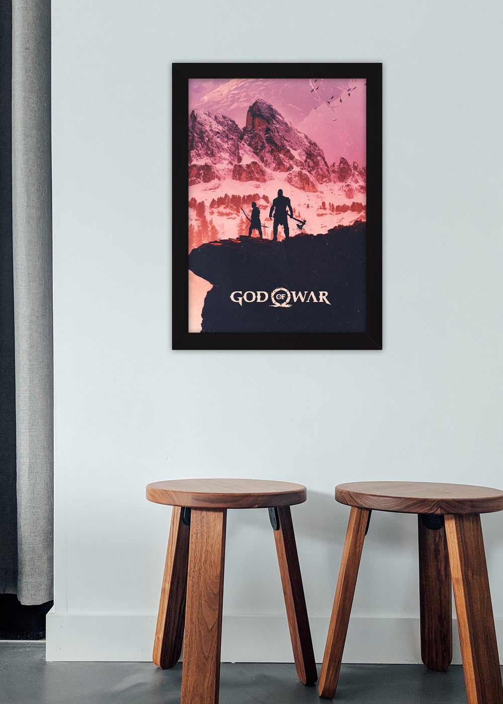 Quadro God of War O jogo - Com vidro