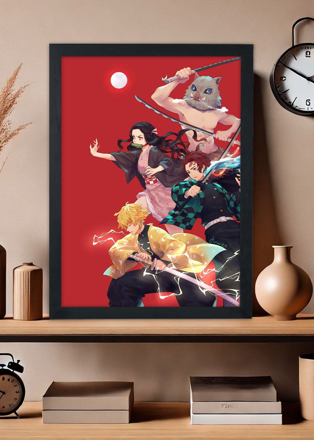 Quadro Decorativo turma de demon slayers