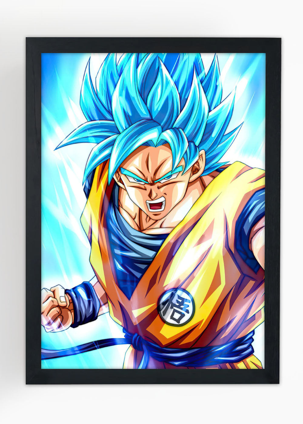 Quadro Dragon Ball Super Sayadin - Com vidro