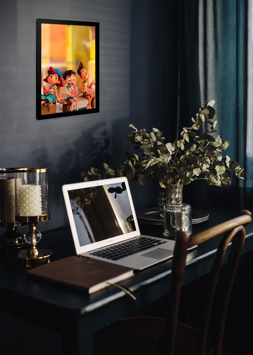 Quadro Decorativo Luca e seus amigos - Com vidro