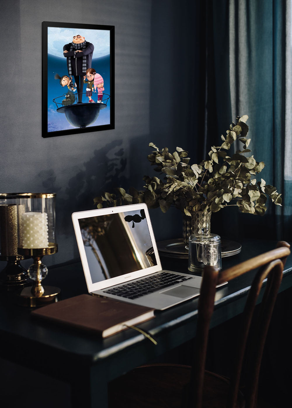 Quadro Decorativo A familia de Gru - Com vidro