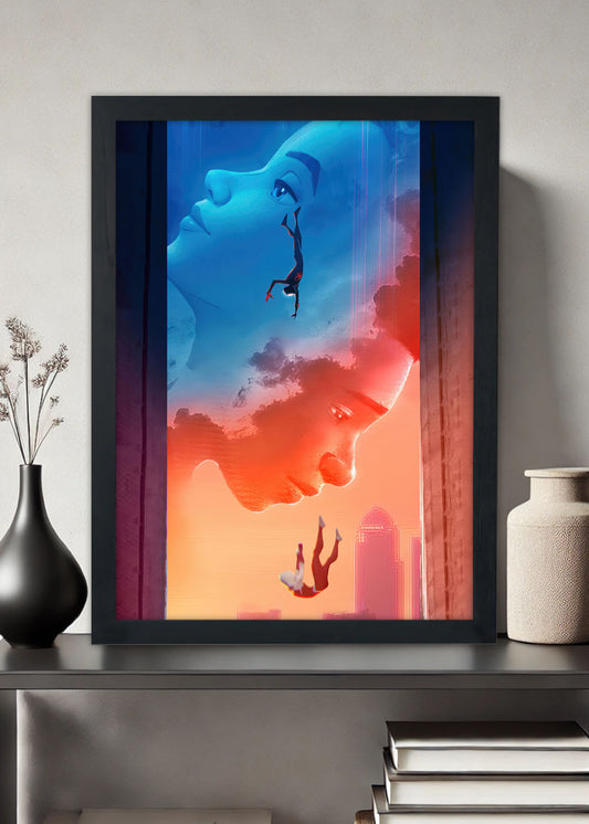 Quadro Homem-aranha No aranha verso - Com vidro