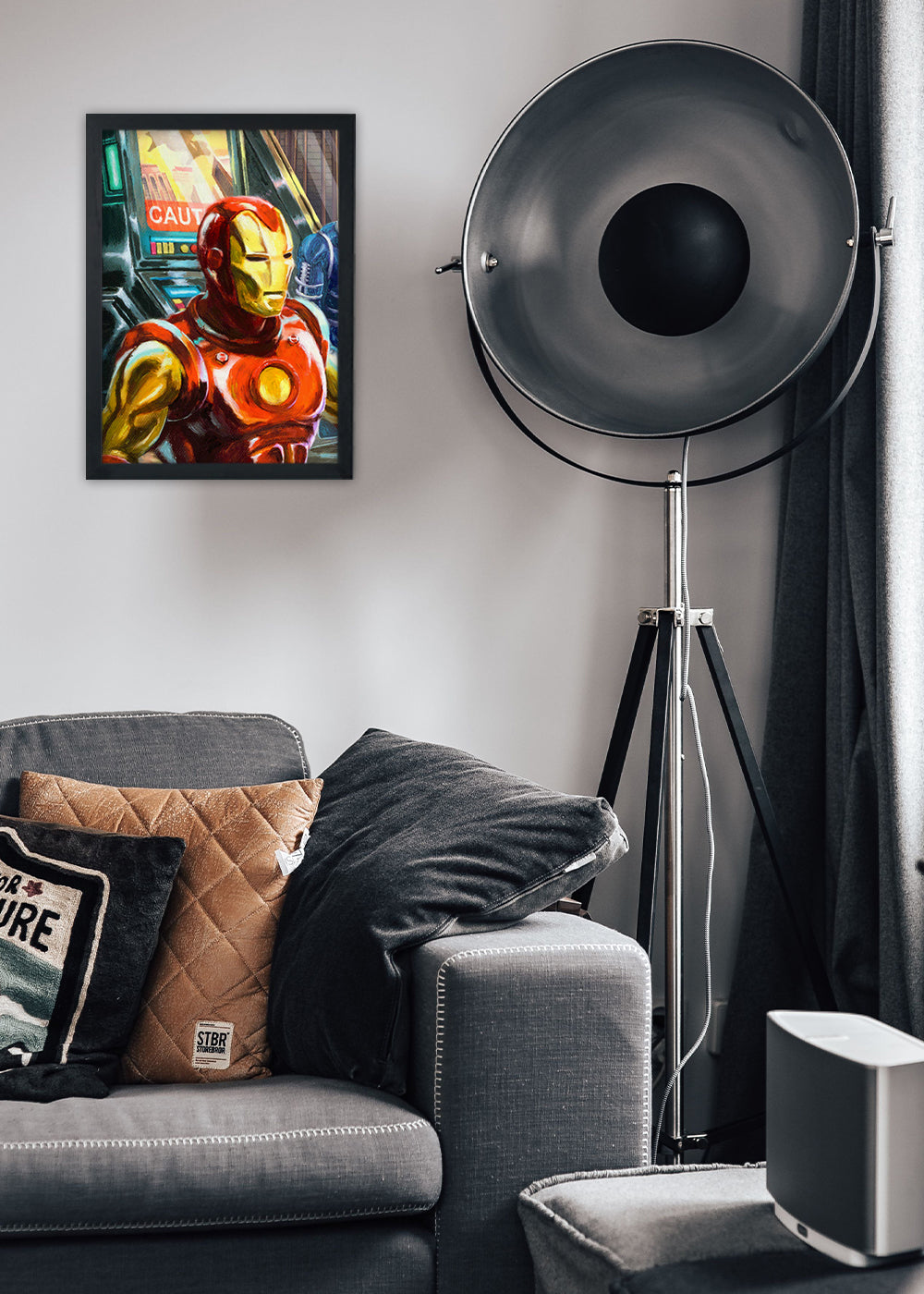 Quadro The Avengers Marvel Art - Com vidro