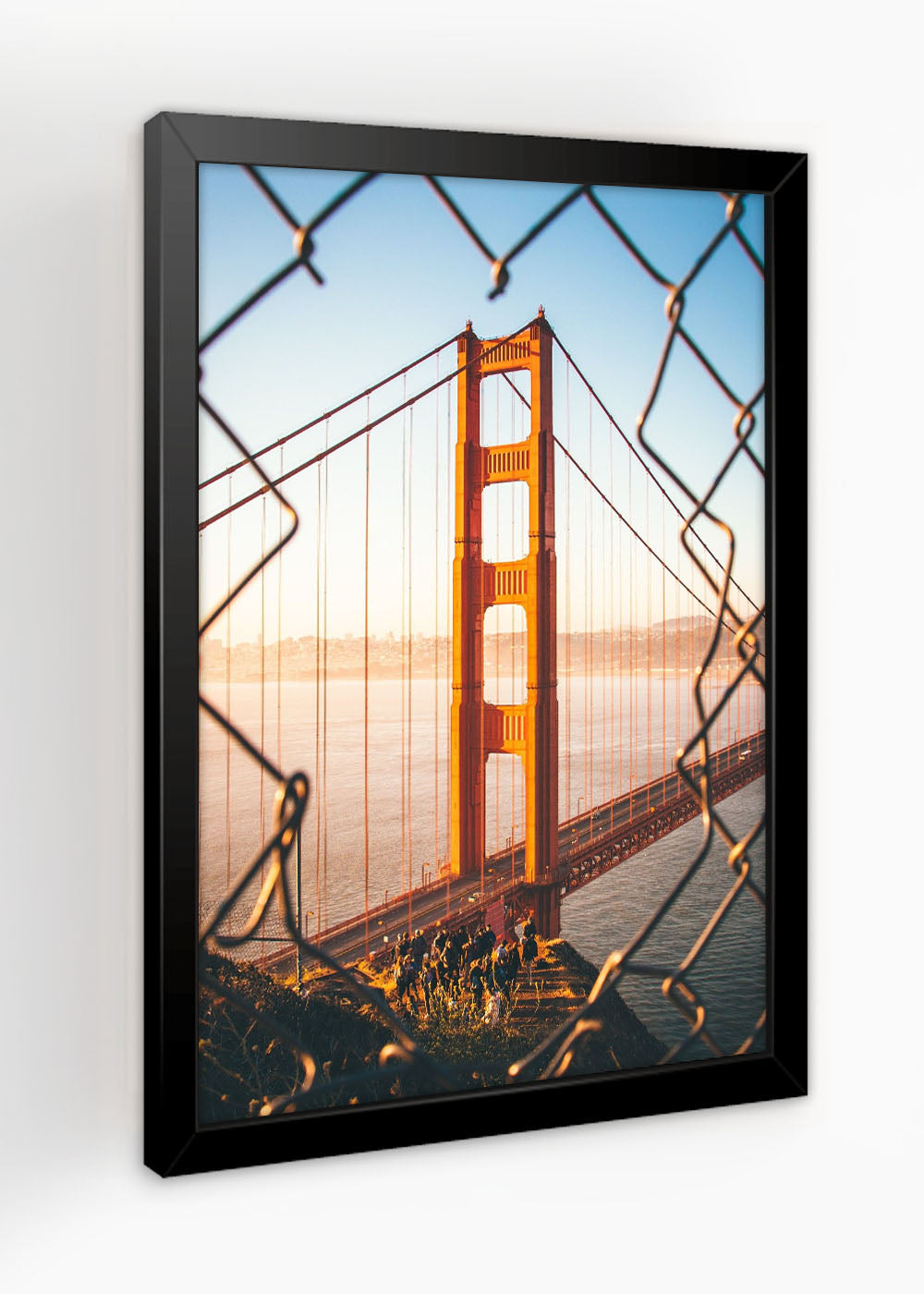 Quadro Decorativo A Ponte da Esperança - Com vidro