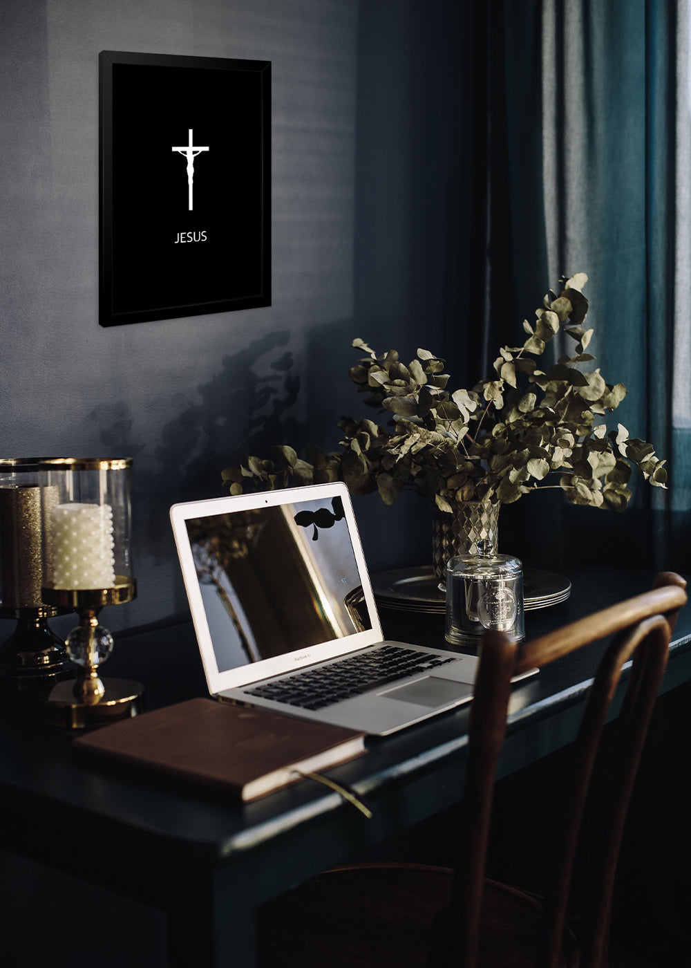 Quadro Cruz de Jesus - Com vidro