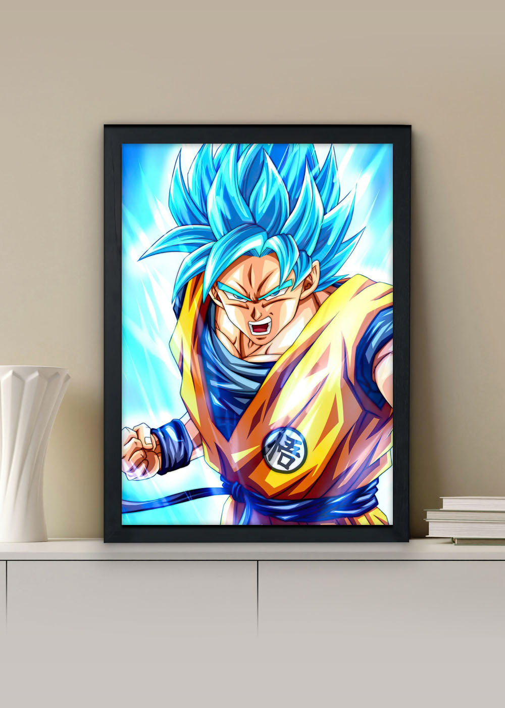 Quadro Dragon Ball Super Sayadin - Com vidro