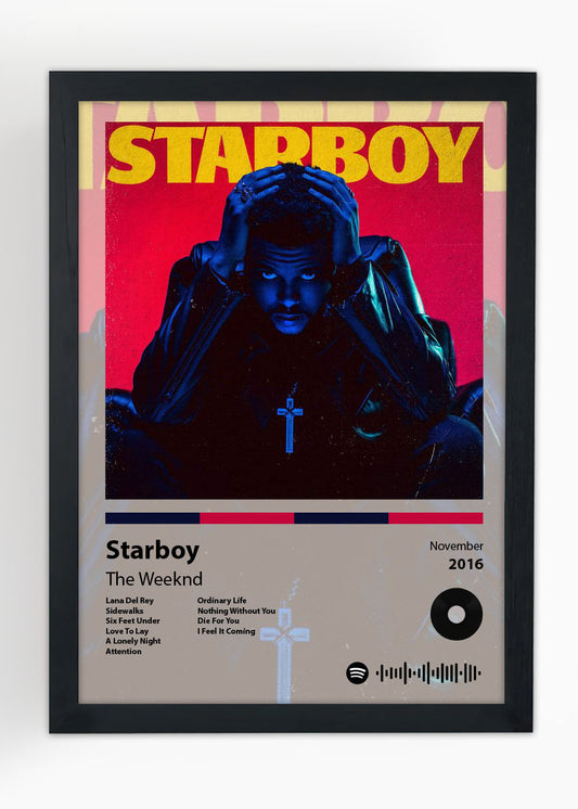Quadro Decorativo Starboy - The Weeknd