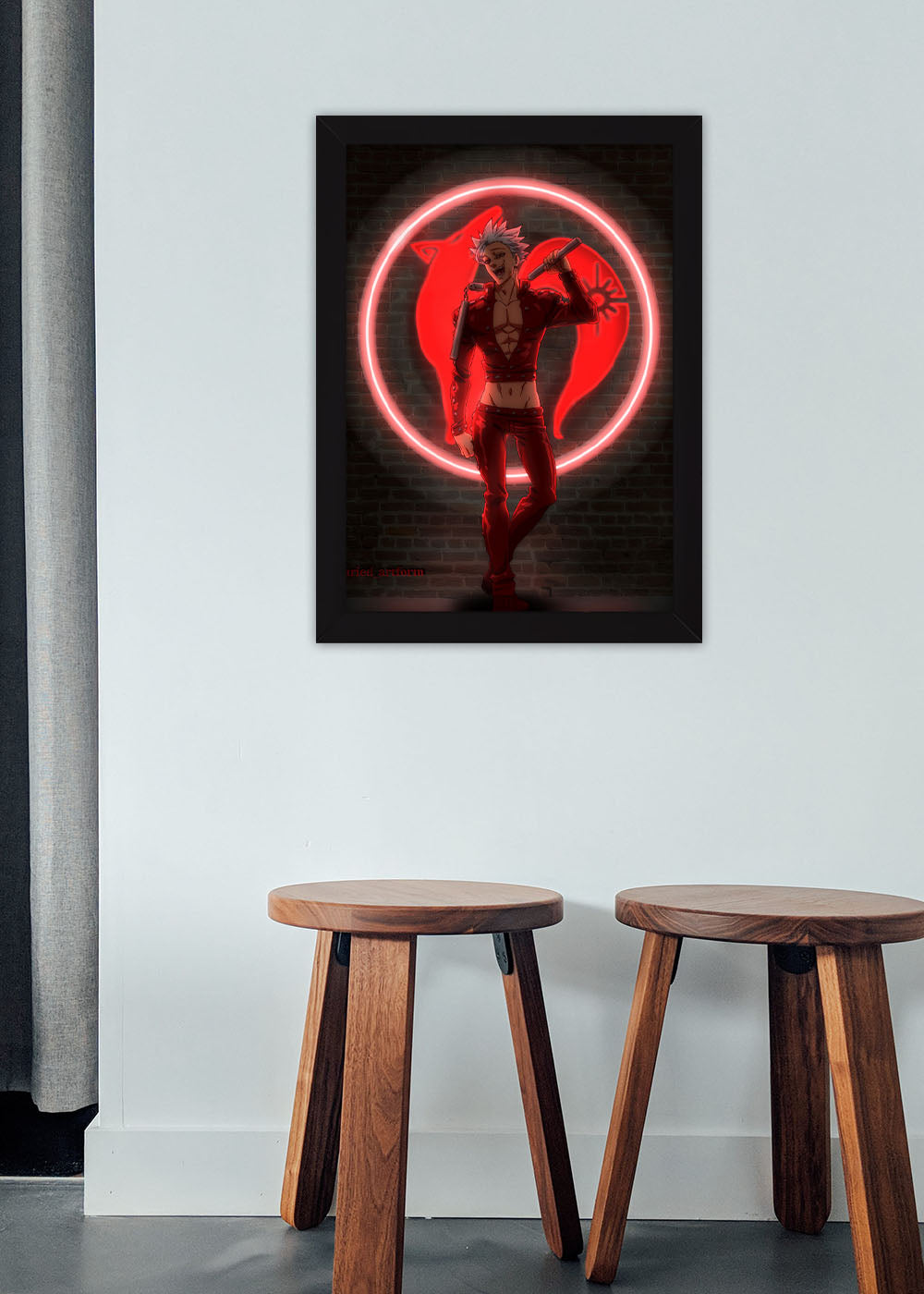 Quadro Decorativo Pecado da Ganancia - Com vidro