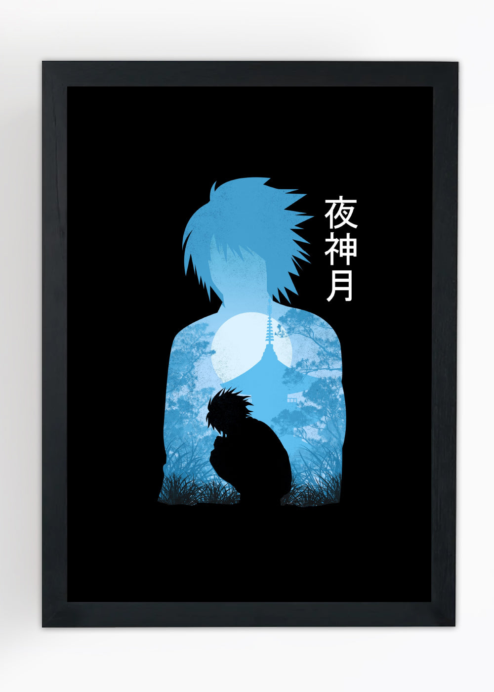 Quadro Decorativo Death Note - Light Yagami - Com vidro