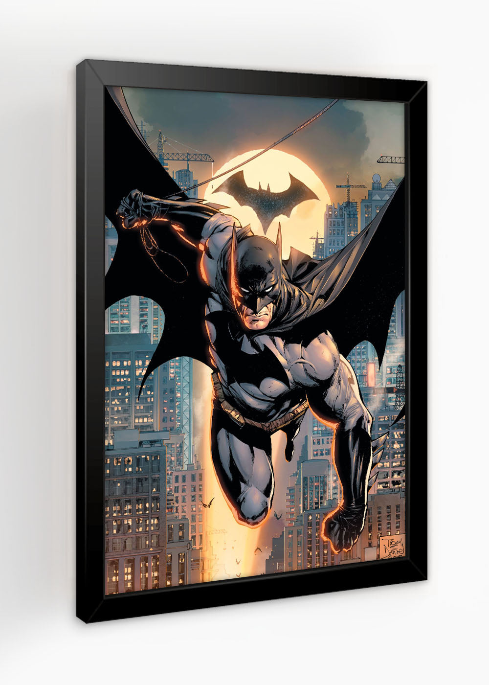 Quadro Decorativo Heroi DC - Batman - Com vidro