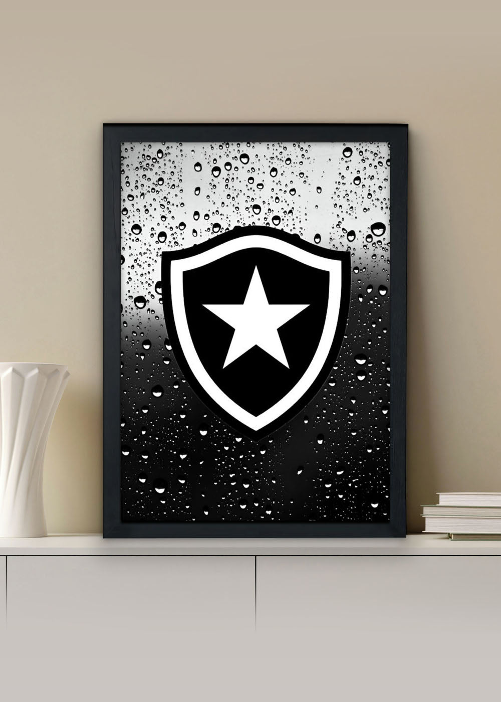 Quadro Botafogo - Com vidro