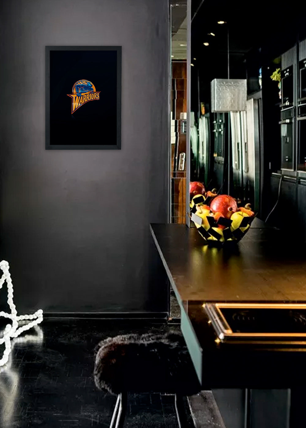 Quadro Time Golden State Warriors - Com vidro