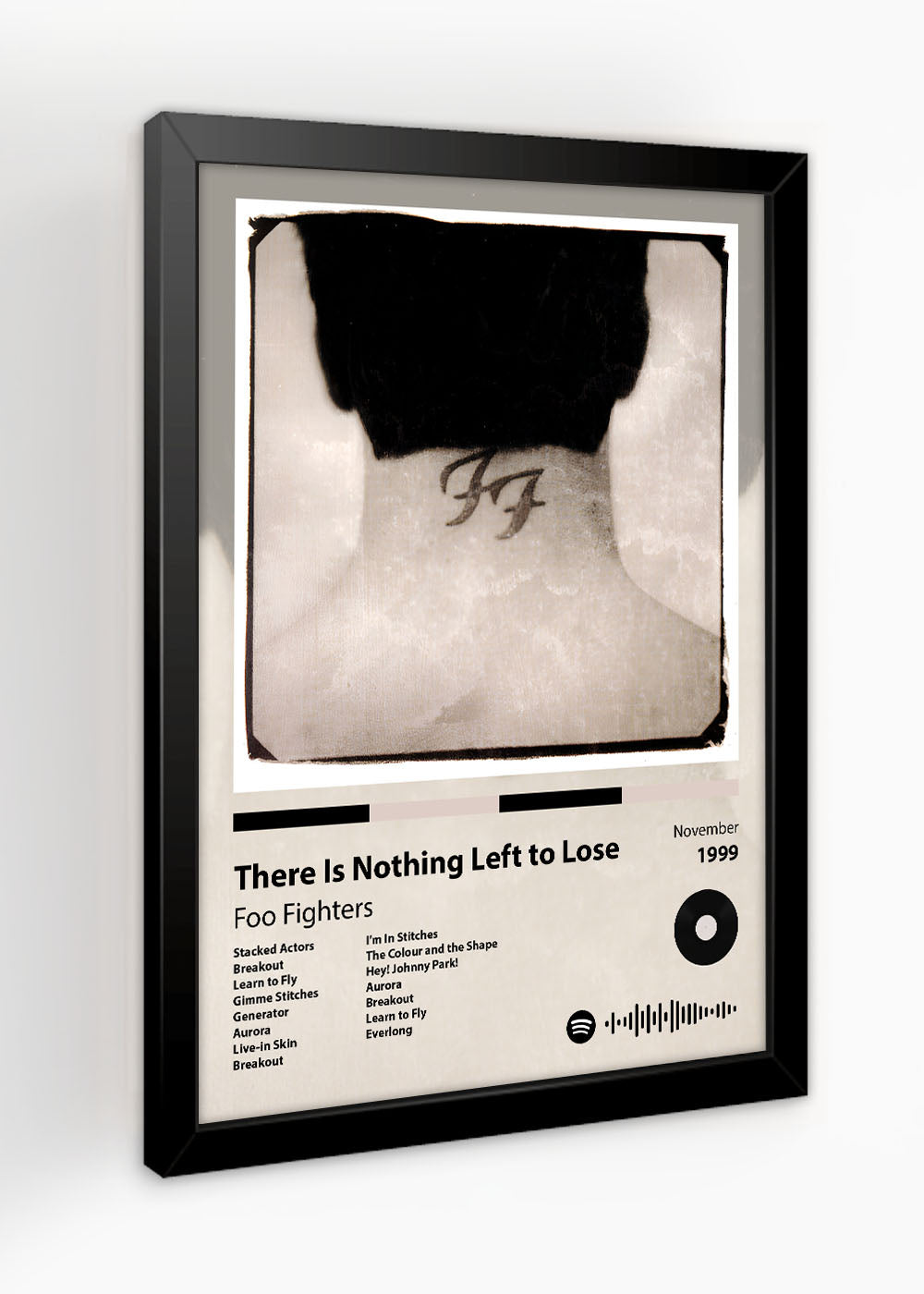 Quadro There Is Nothing Left to Lose Fo Fighters - Com vidro