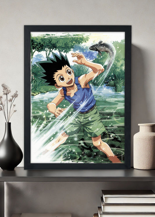 Quadro Hunter x Hunter - Com vidro
